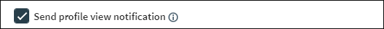 LinkHelp - Send profile view notification to connection while connecting
