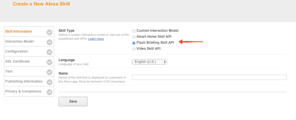 Build A Big Podcast - Flash Briefing Setup