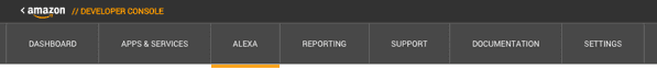 Amazon Developer Console