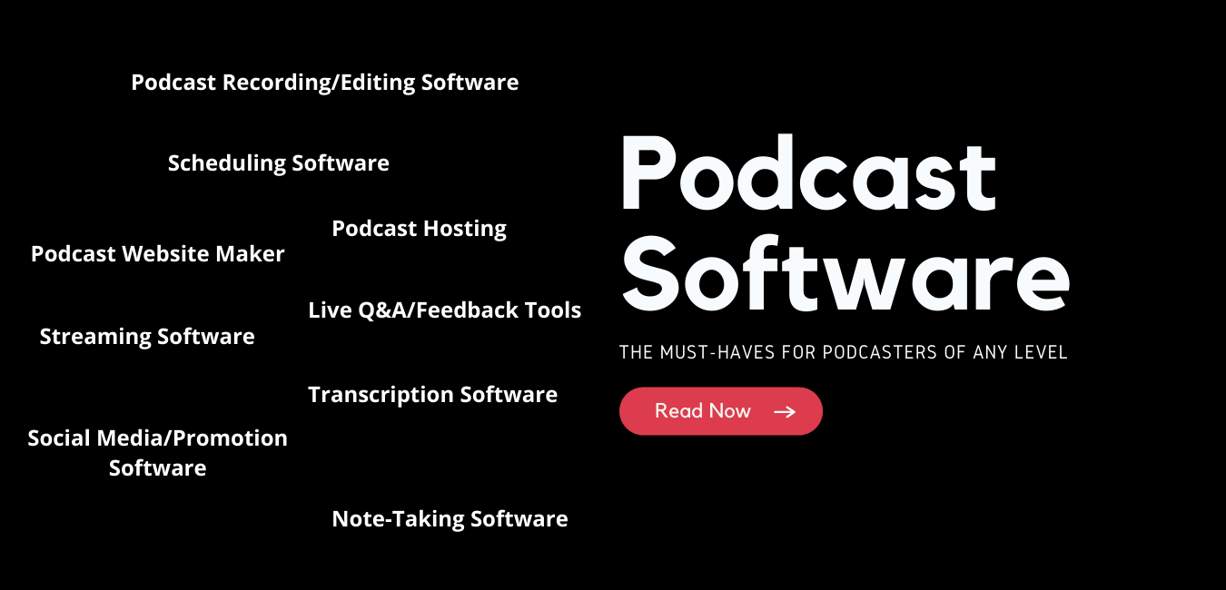a selection of the best podcast software