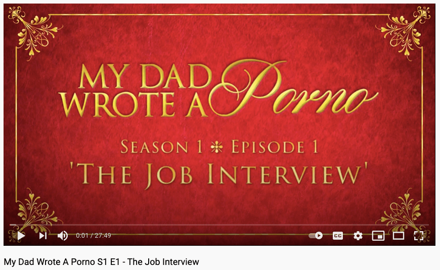 my dad wrote a porno podcast