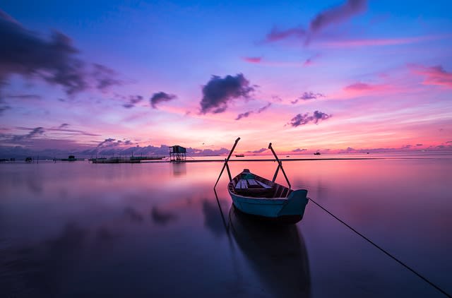 La faible volatilité représentée par une belle mer calme