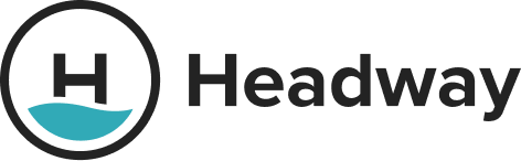 Headway logo black