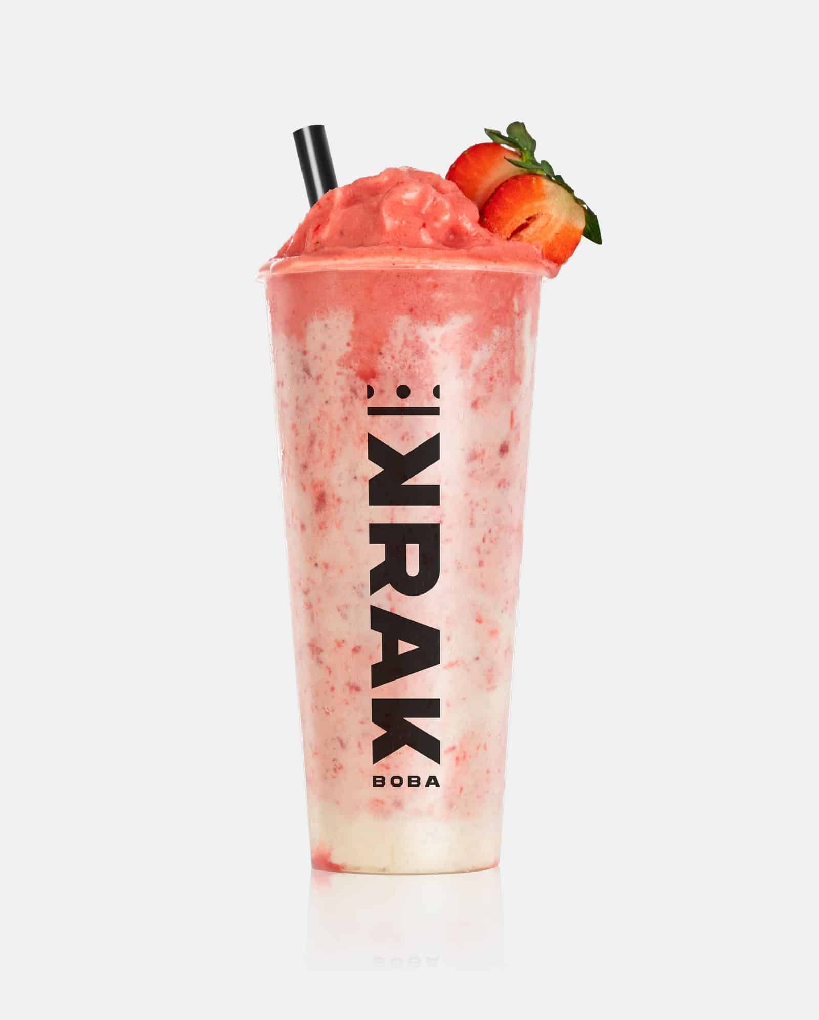 Krak Boba Strawberry Snow