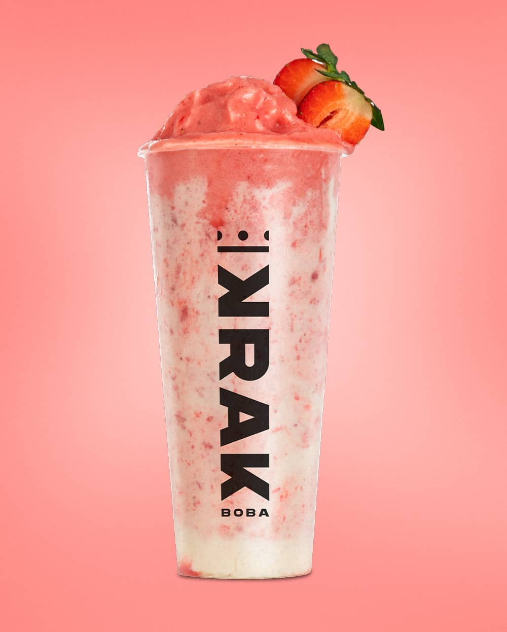 Krak Boba Strawberry Snow