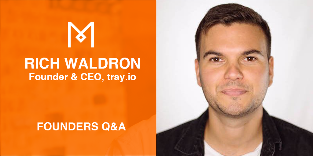 Q and A with Rich Waldron, CEO of tray.io