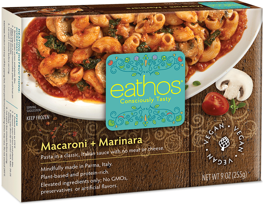 Vegan Macaroni Marinara Eathos Foods