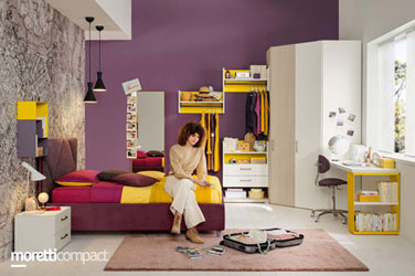 cameretta moretti compact da ragazza YC318