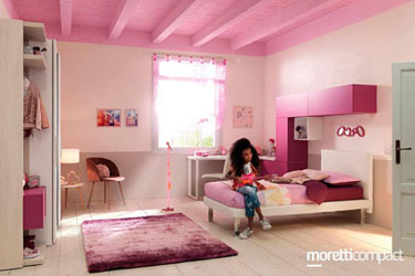 cameretta moretti compact per bambina KC303