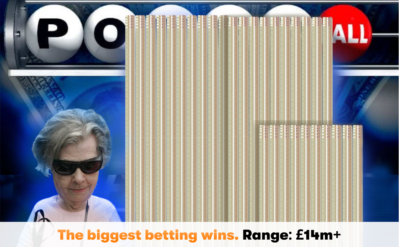 Betting wins range more than 14 million