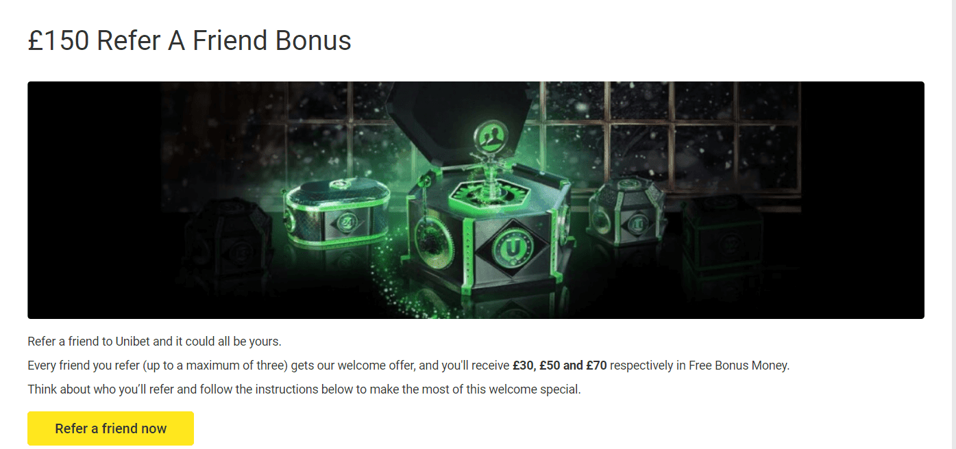 unibet referral bonus