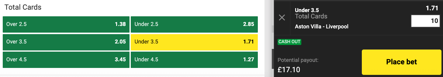 unibet football prop bet example