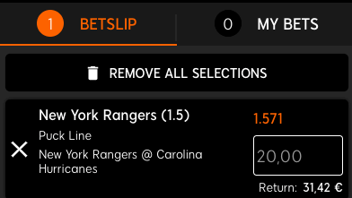 888sport hockey point spread bet slip