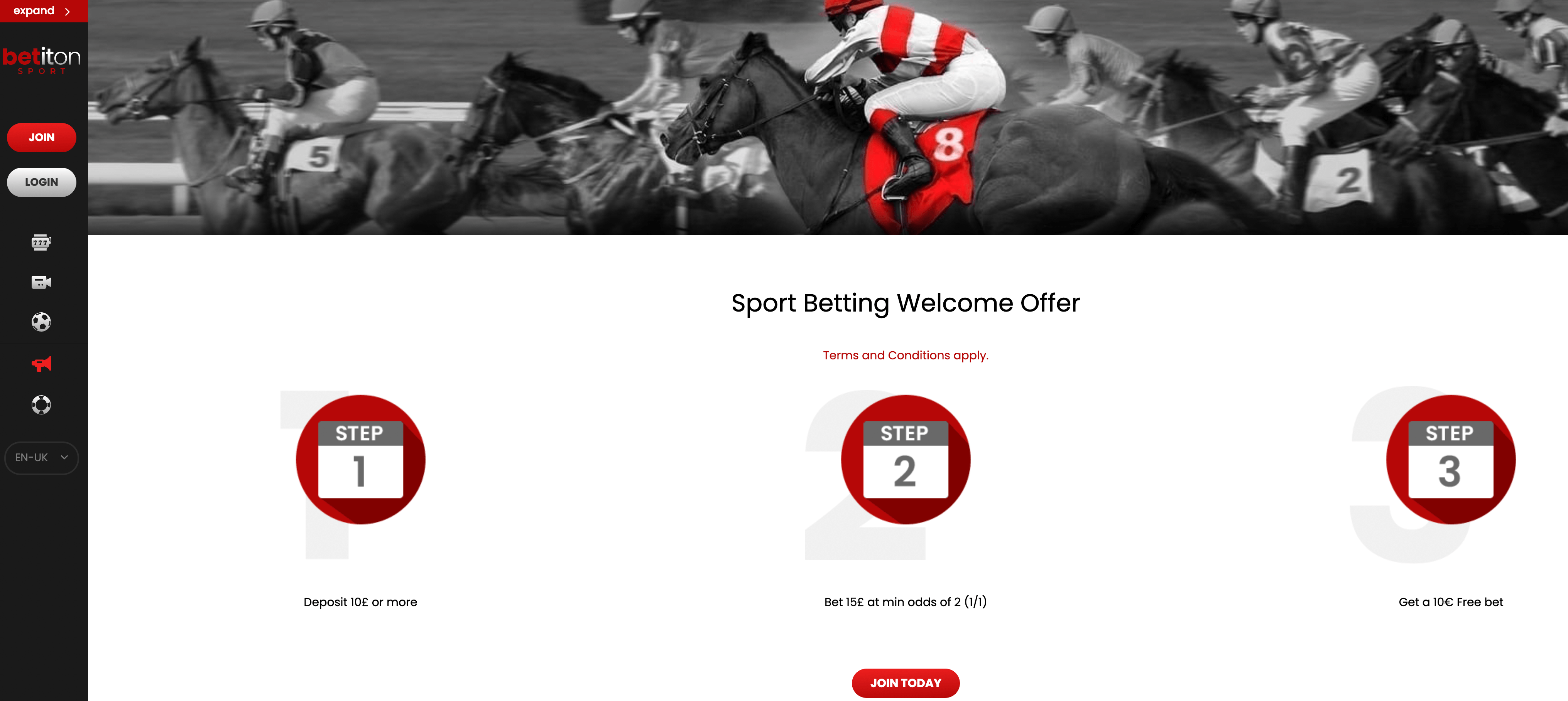 promotion offered by the Betiton betting site