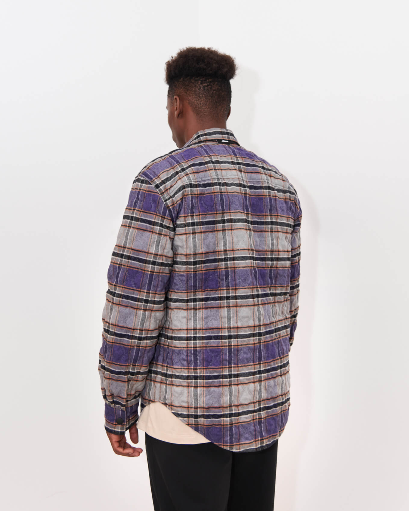 Quilted Plaid Shirt-Jacket | MSGM 