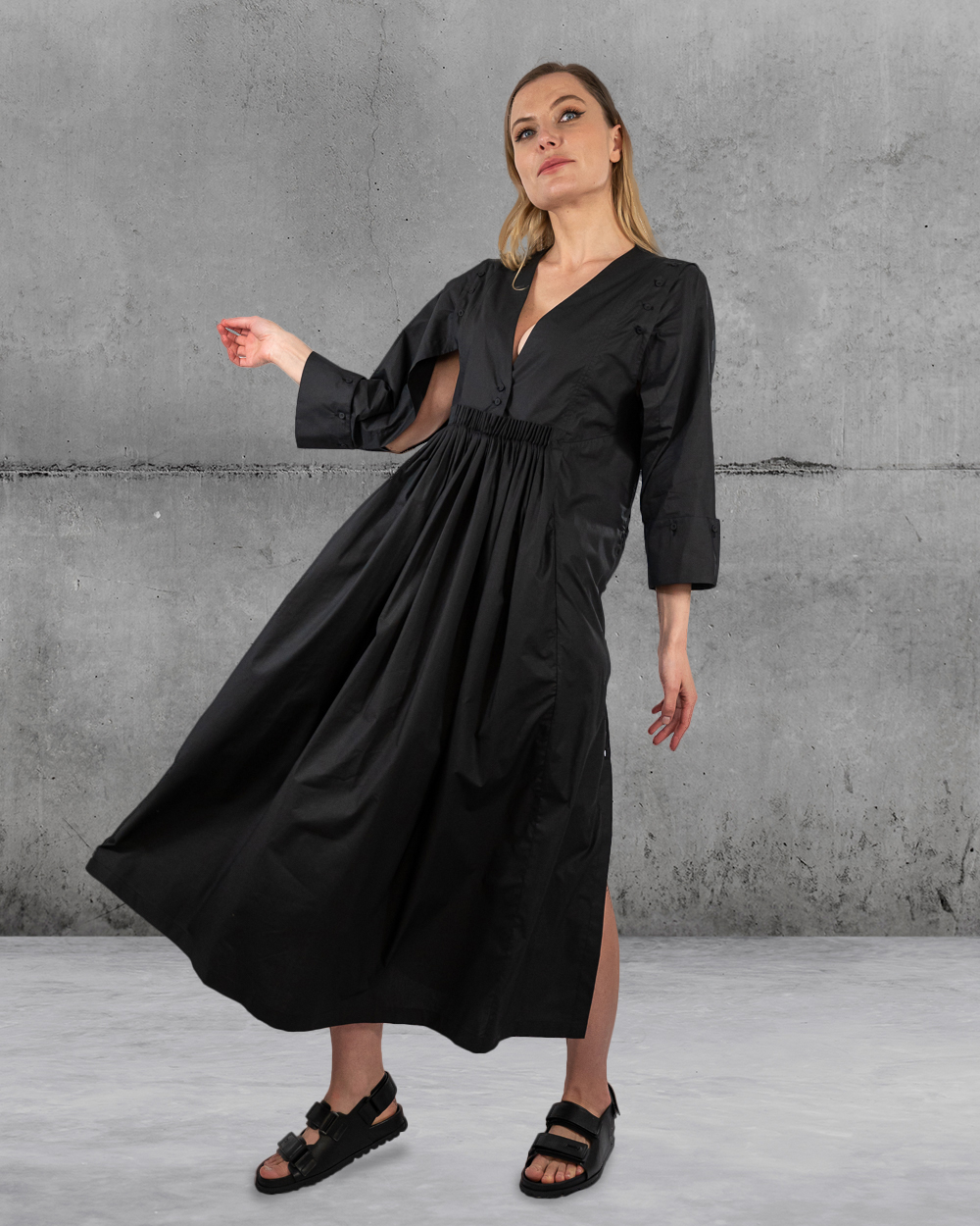 Women wearing Juun.J dress Men wearing Drole de Monsieur Fantaisie Set