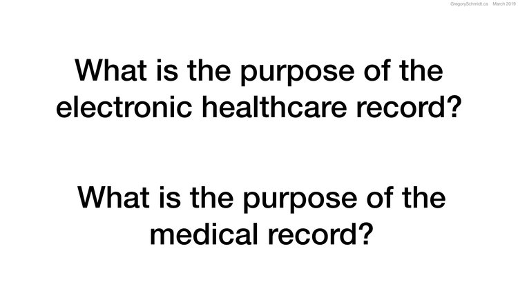 what is the purpose of the medical record?