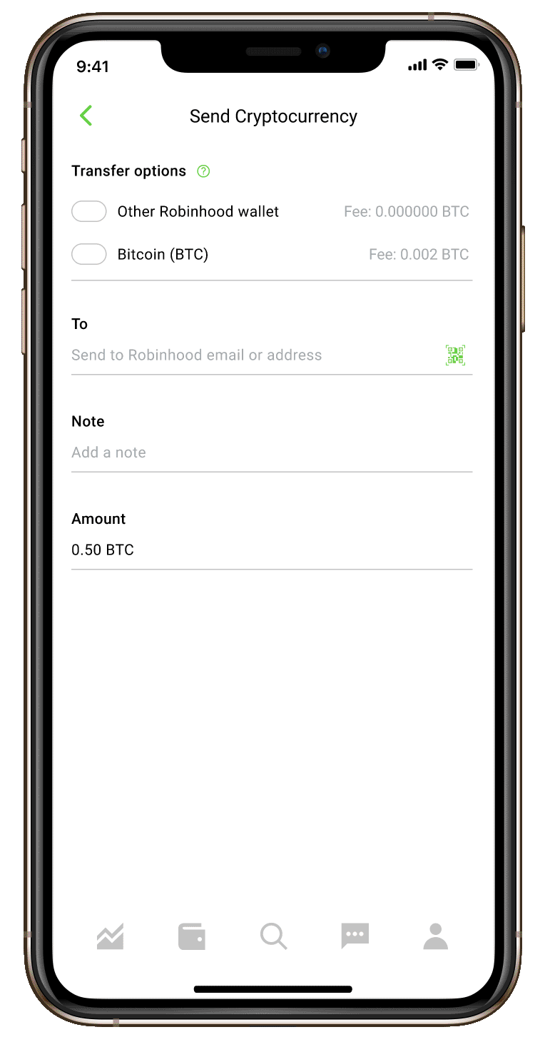 Robinhood Crypto Wallet