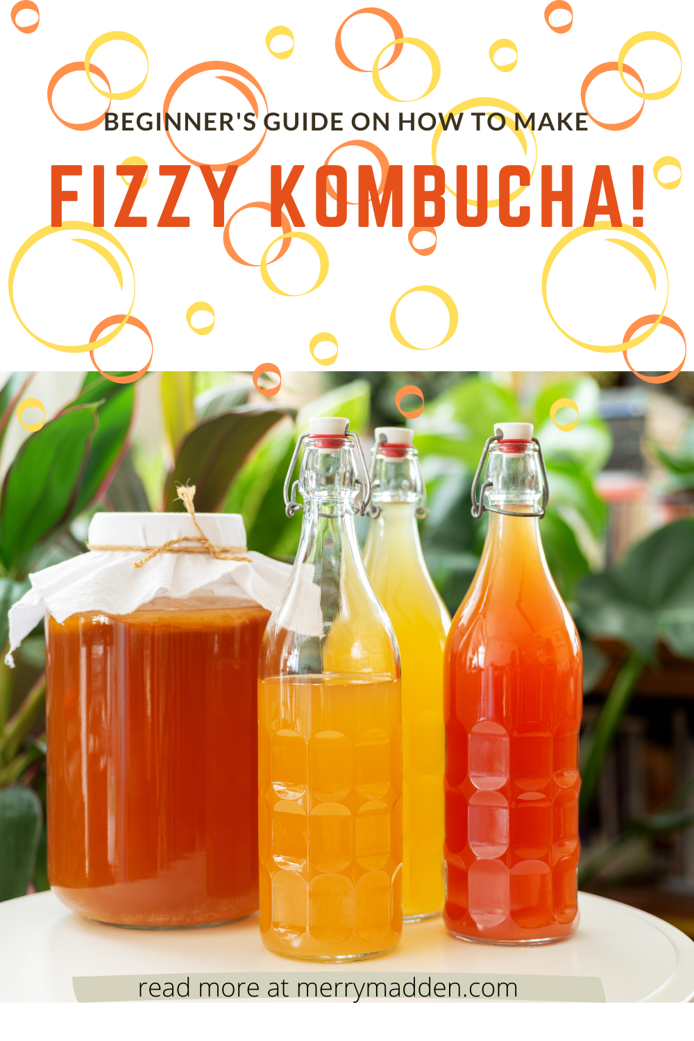 how to make fizzy kombucha