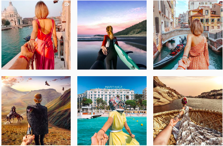An aesthetic Instagram feed example - Murad Osman