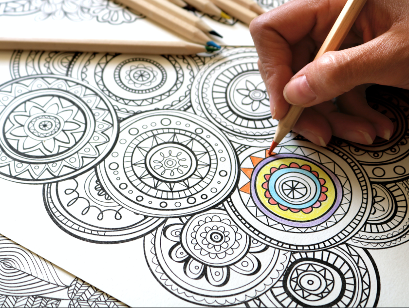 Coloriage inspiration Mandala