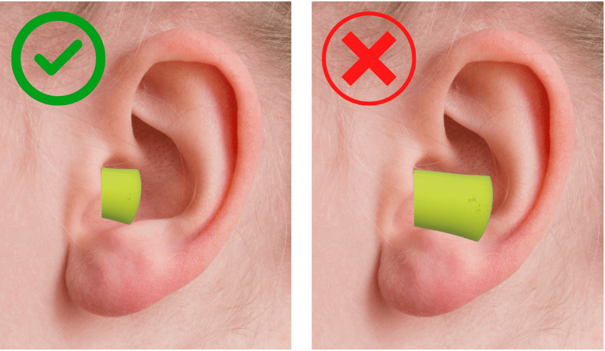 Bouchons D'Oreille En Silicone Réutilisables - Réduction Bruit -33dB - Pour Dormir, Moto, Concert, Étude