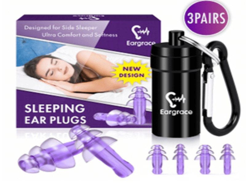 Bouchons D'oreilles En Silicone - Lot Avec 4 Tailles, Réduction De Bruit 45 DB, Parfaits Pour Dormir, Voyager, Travailler
