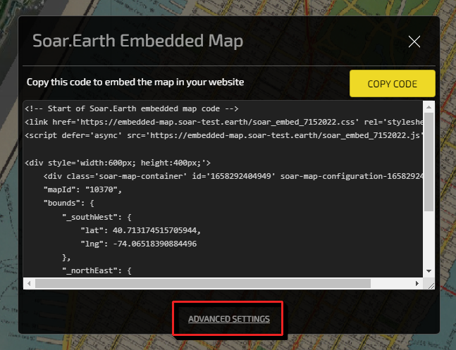 Soar launches Interactive maps - 62d7a9b5a34c273504df073d Embed Tool 5 