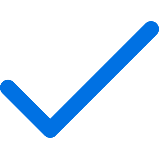 Blue checkmark image