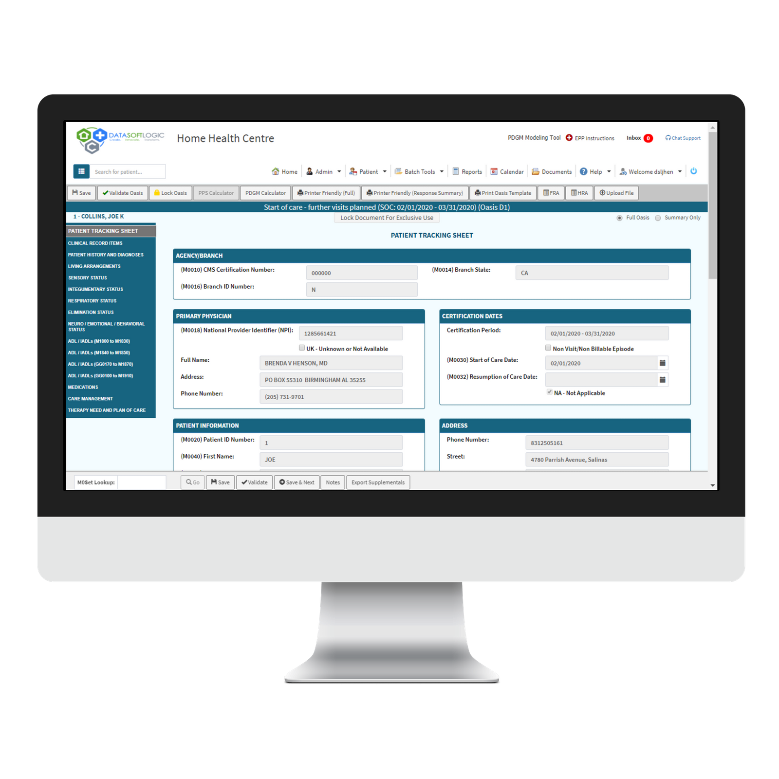 Data Soft Logic Home Health Centre