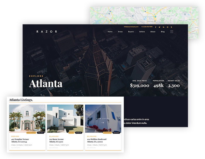 Hyperlocal Area Pages