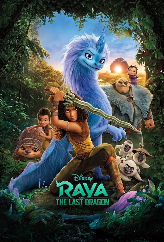 Raya and the Last Dragon film poster.
