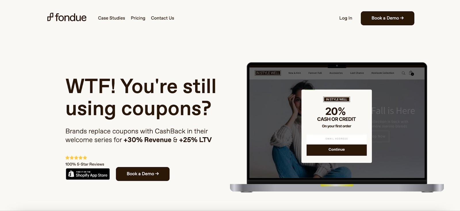 Fondue Cashback Review (2023) Commerce Caffeine