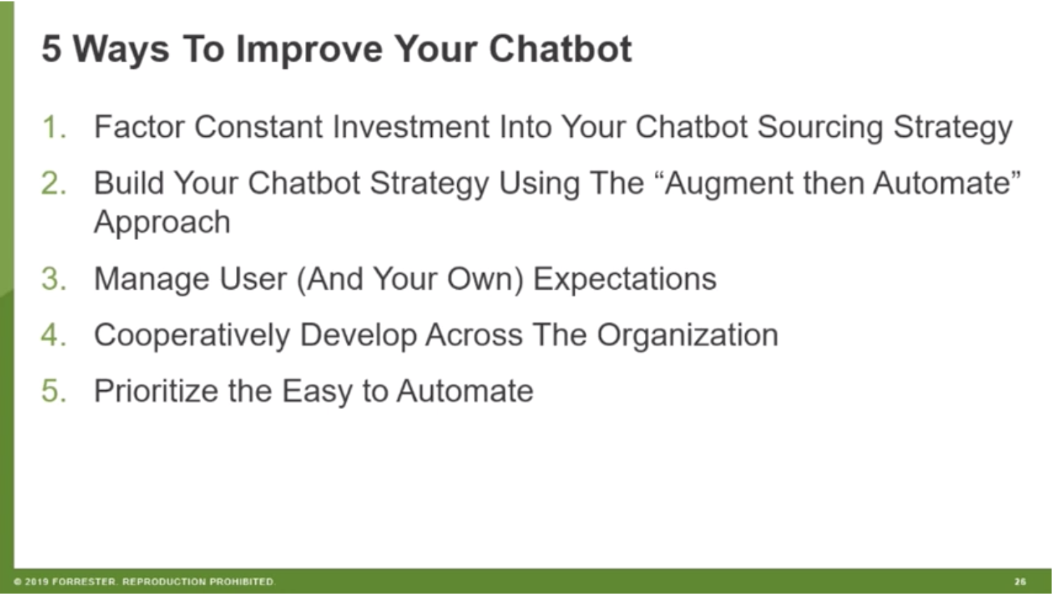 improve your chatbot