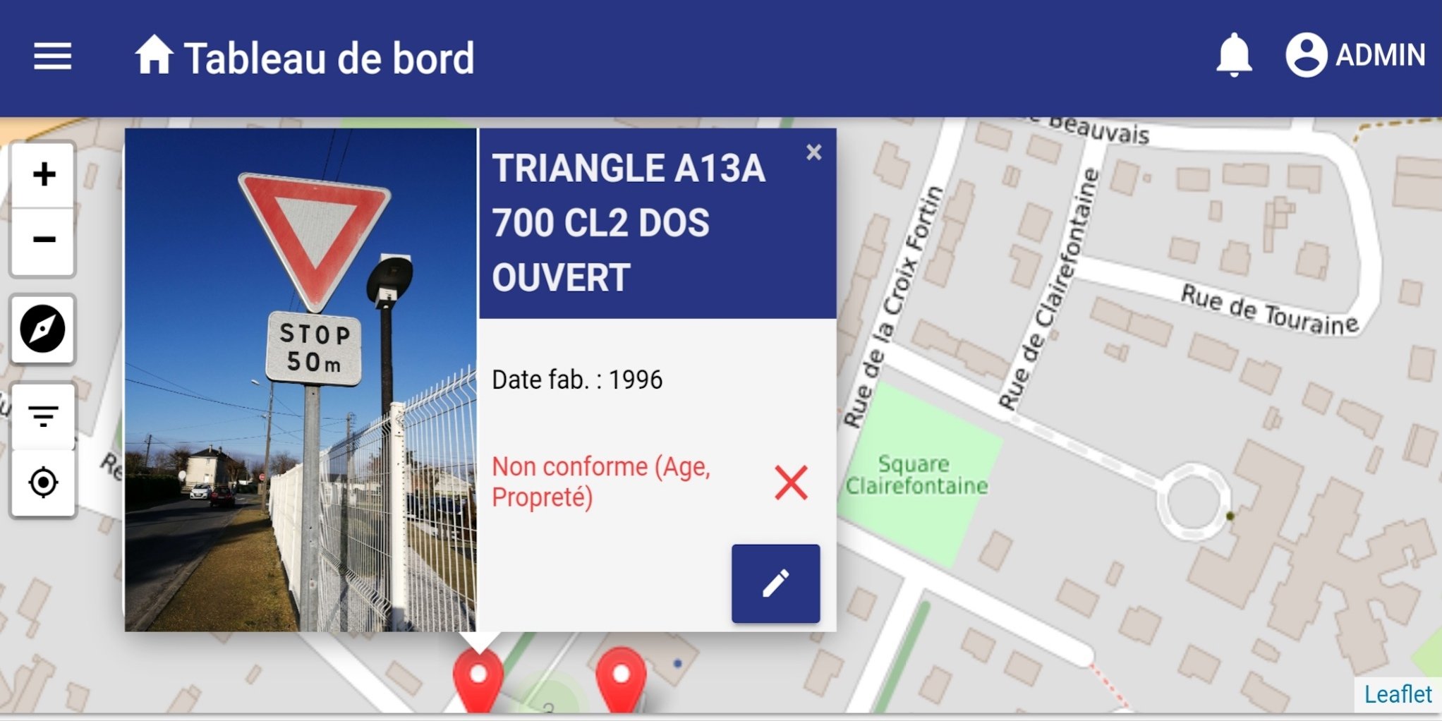 Application tablette