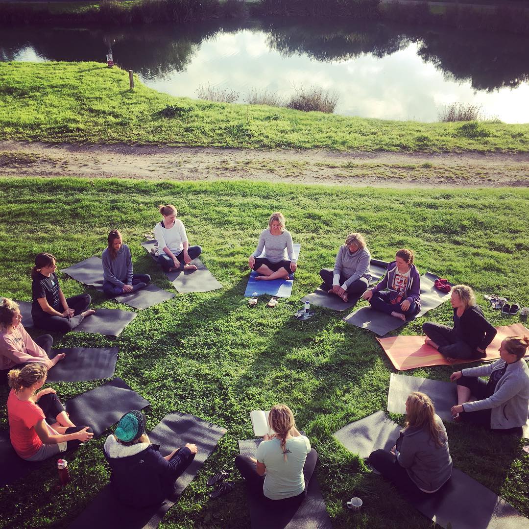 Friendly and relaxed group yoga sessions on our retreats…