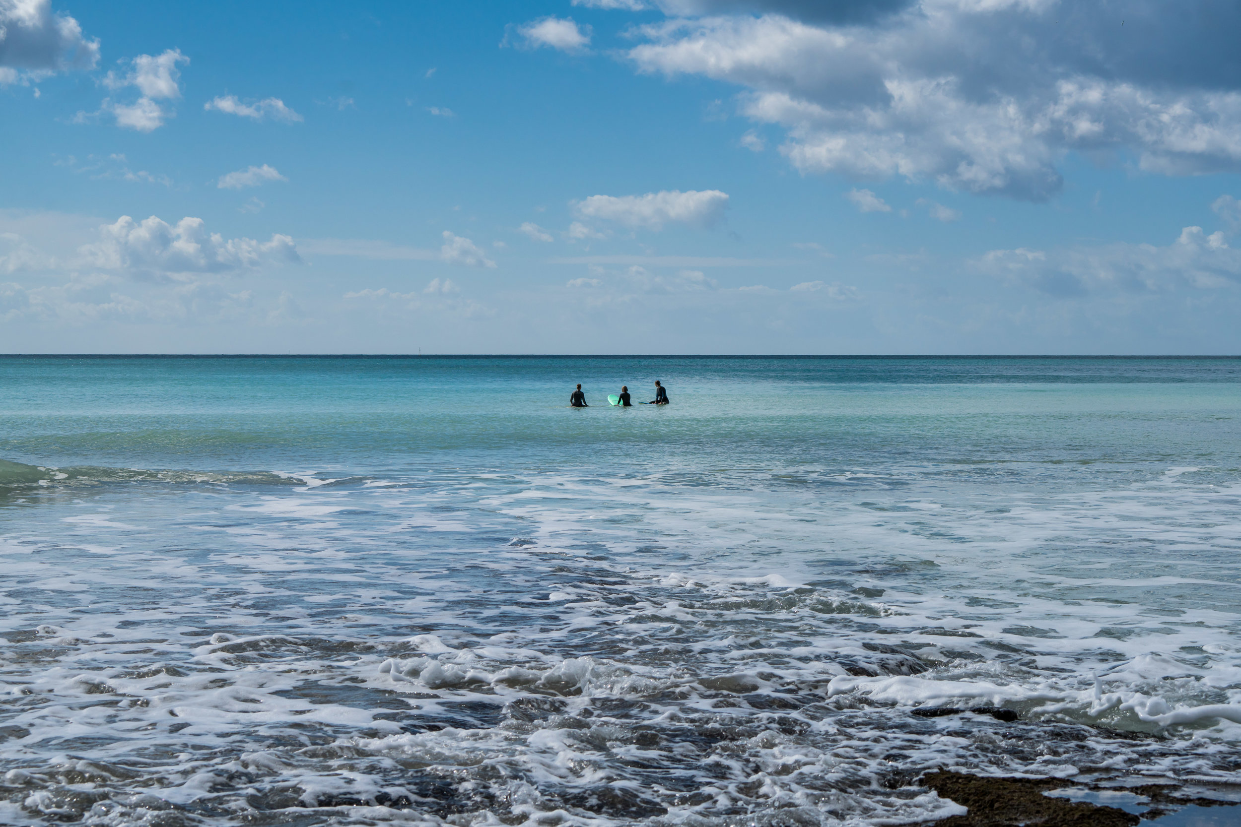 Our guests enjoying the beautiful ocean…
