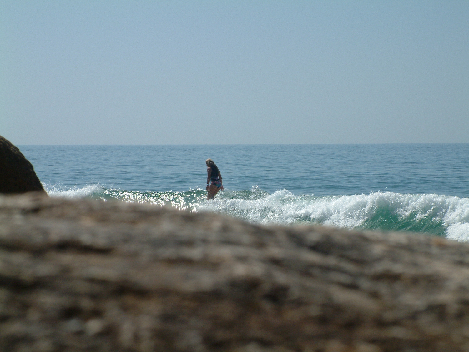 Enjoying quieter waves…