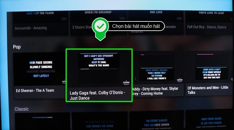 Cách hát karaoke trên tivi Sony đơn giản