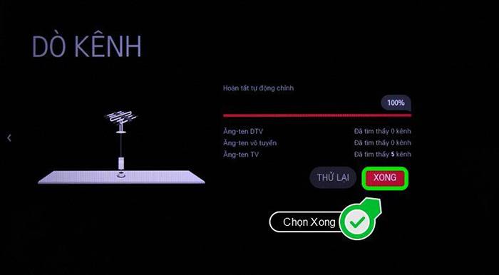 Cách dò kênh trên tivi LG sử dụng hệ điều hành WebOS