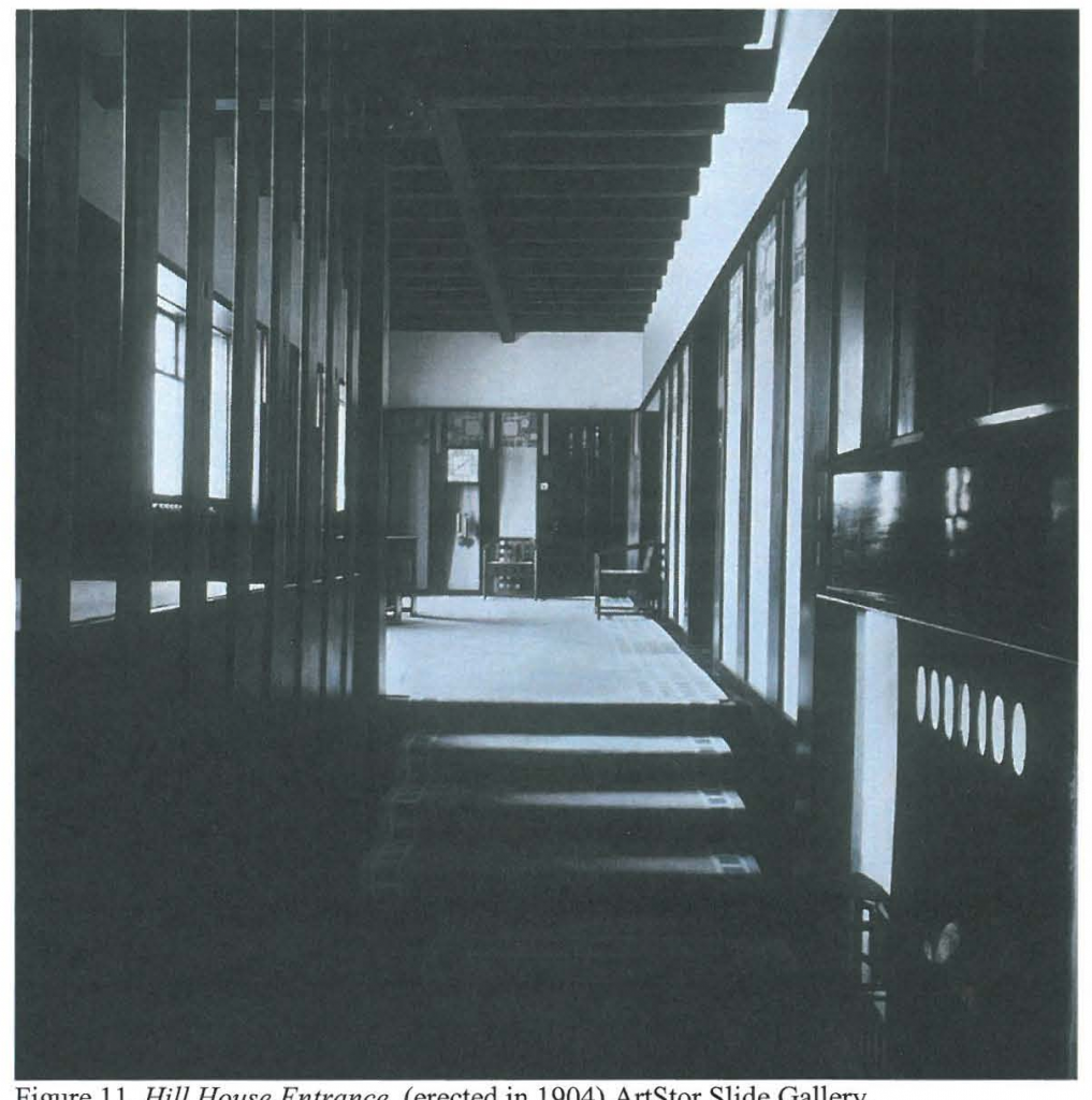 Fig 11. Hill House Entrance.
