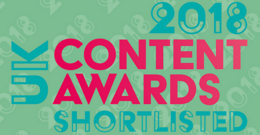 UK Content Awards Shortlisted 2018