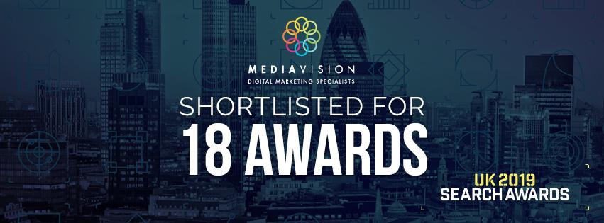 UK Search Awards Shortlisted for 18 awards 2019