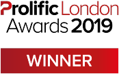 Prolific London Awards 2019 Winner