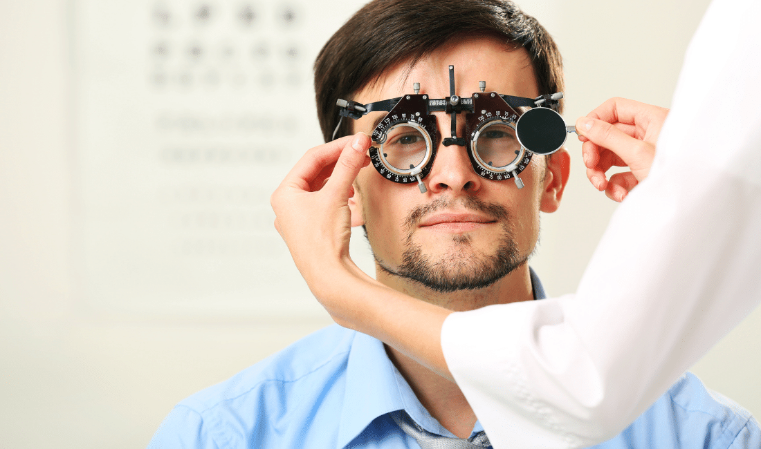 Doctor Examing Adult Male Patient
