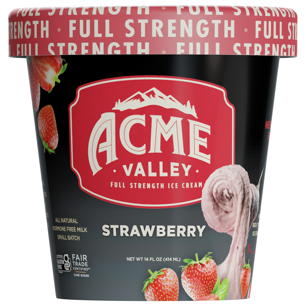 Acme Valley Ice Cream The Only Full Strength Ice Cream