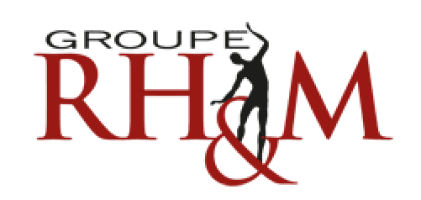 The logo of "Groupe RH&M"