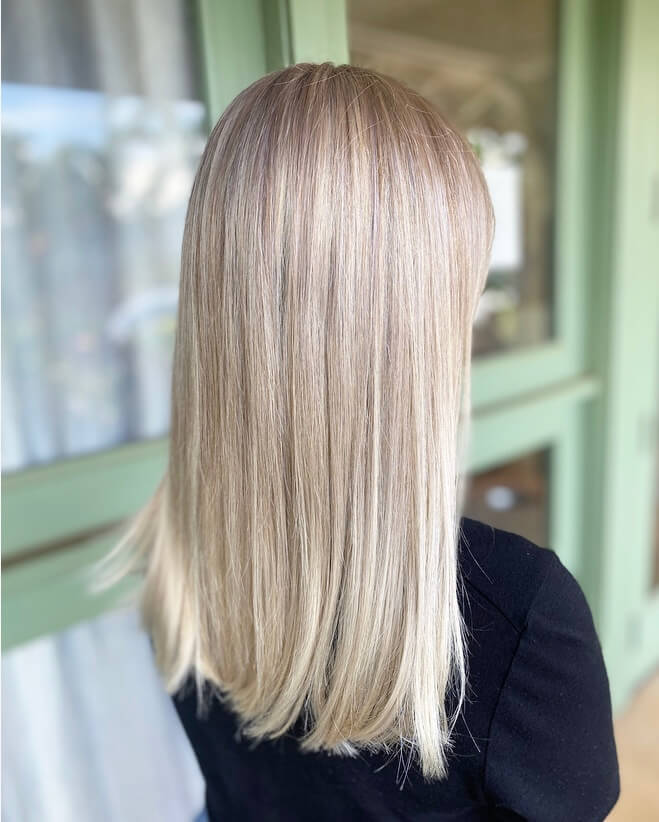 Beautiful full blonde highlight