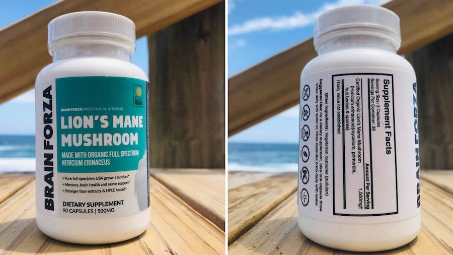 Supplement Ingredients Label
