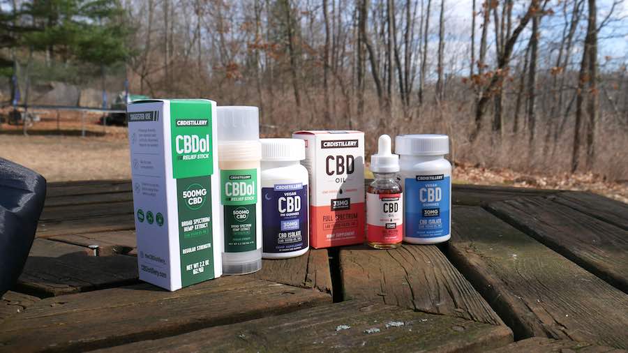 sample of cbd product line